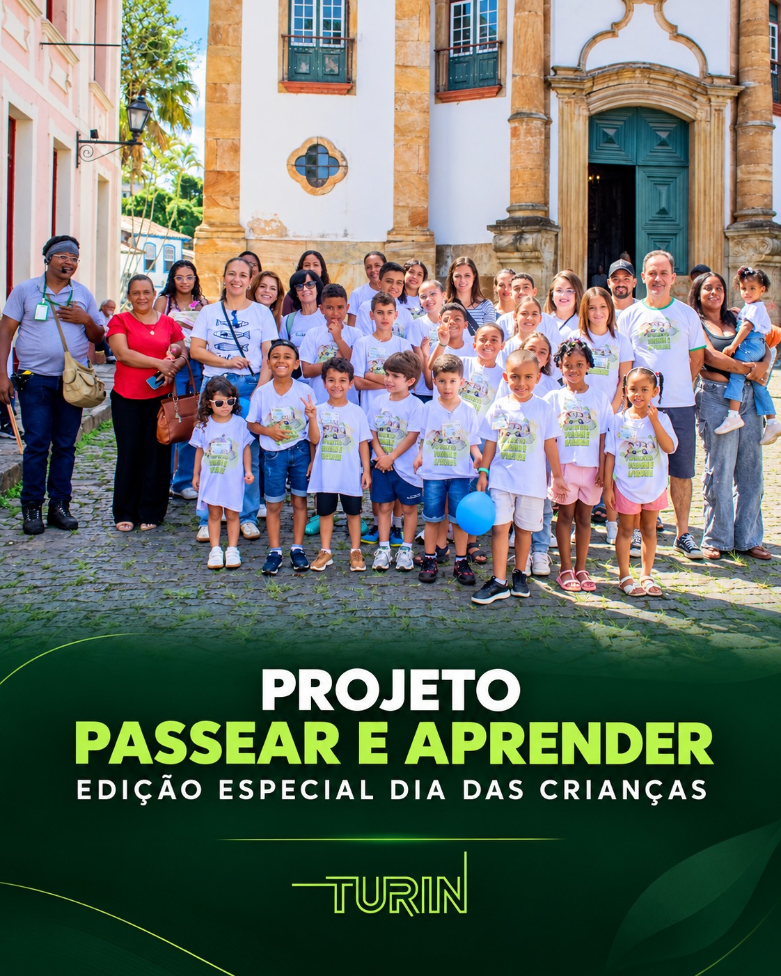 Projeto Passear e Aprender ganha edição especial em comemoração ao Dia das Crianças